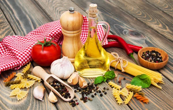 Ingredienti della pasta — Foto Stock