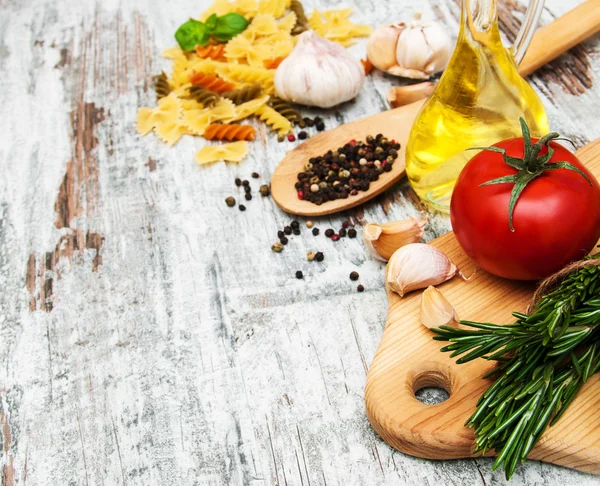 Pasta ingredienser — Stockfoto