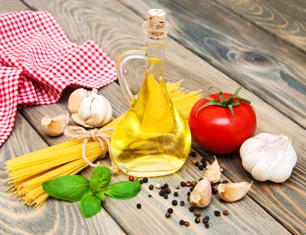 Pasta ingredients Royalty Free Stock Images