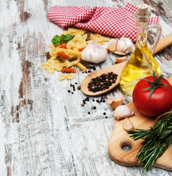 Pasta ingredients — Stock Photo, Image