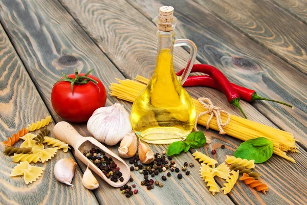 Pasta ingredients — Stock Photo, Image