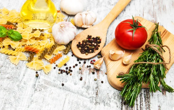 Pasta ingredients — Stock Photo, Image