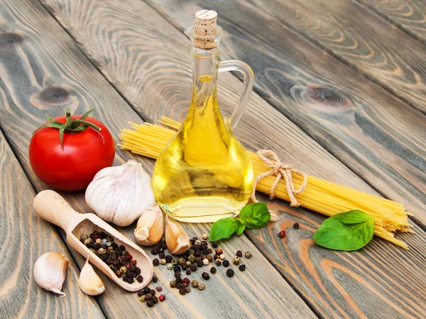 Pasta ingredients — Stock Photo, Image