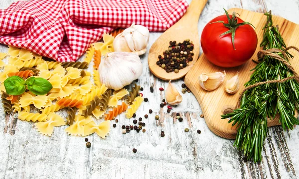 Pasta ingredients — Stock Photo, Image