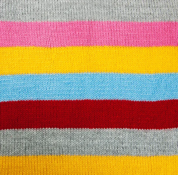 Striped knitted texture — Stock Photo, Image