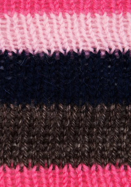 Striped knitted texture — Stock Photo, Image