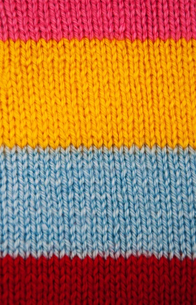 Striped knitted texture — Stock Photo, Image