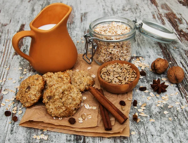 Oatmeal cookies — Stock Photo, Image