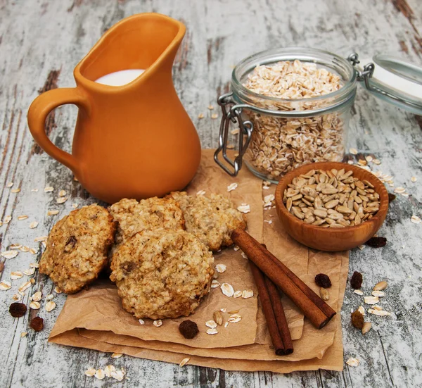 Oatmeal cookies — Stock Photo, Image