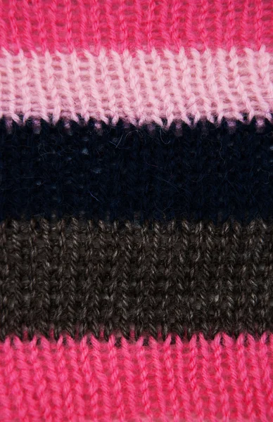 Texture tricotée rayée — Photo