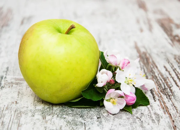 Apple a jabloňové květy stromu — Stock fotografie