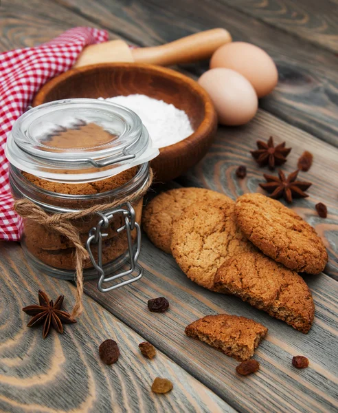 Oatmeal cookies — Stock Photo, Image