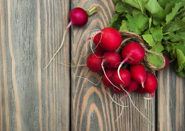 Świeże rzodkiewki organicznych — Zdjęcie stockowe