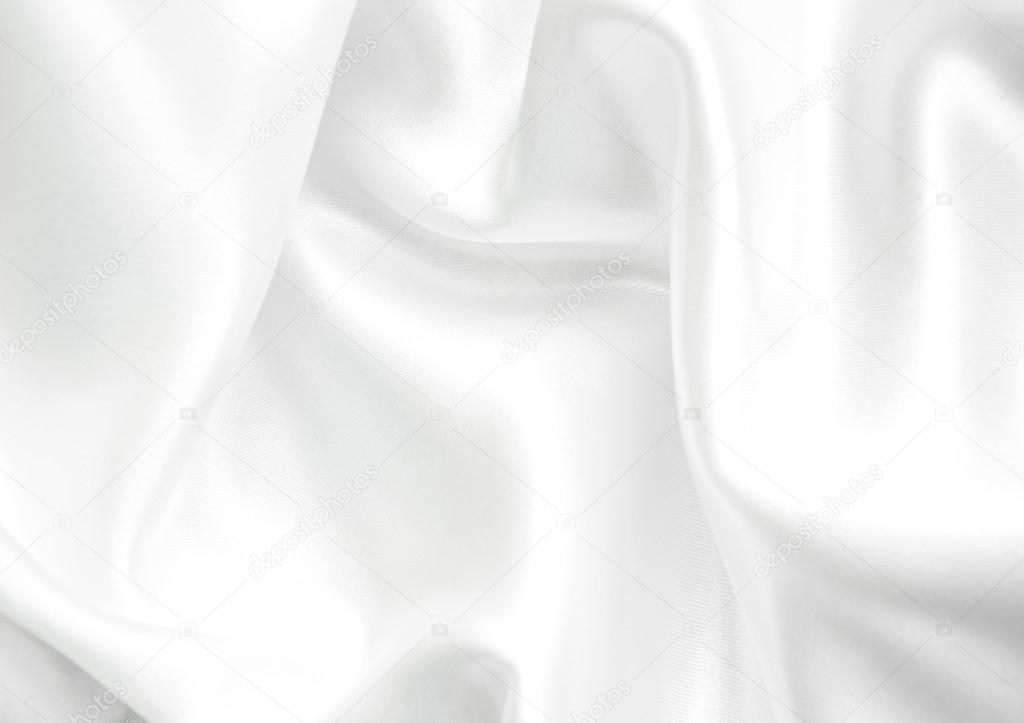 White silk background