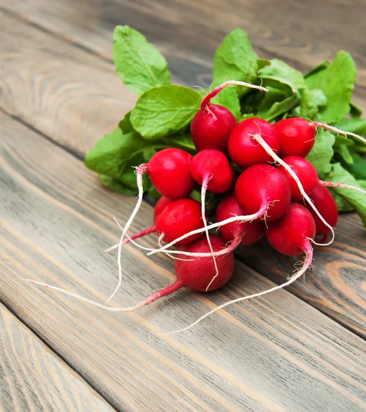 Świeże rzodkiewki organicznych — Zdjęcie stockowe