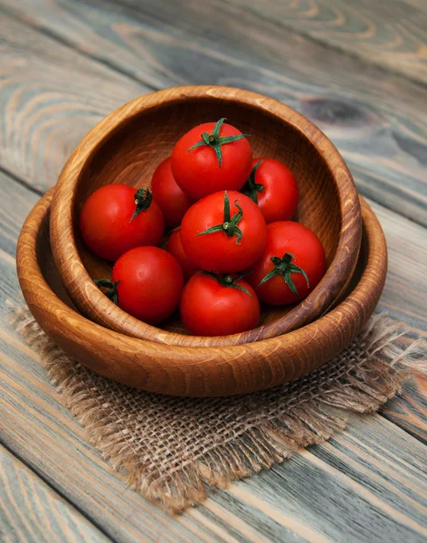 Mísa s rajčaty — Stock fotografie
