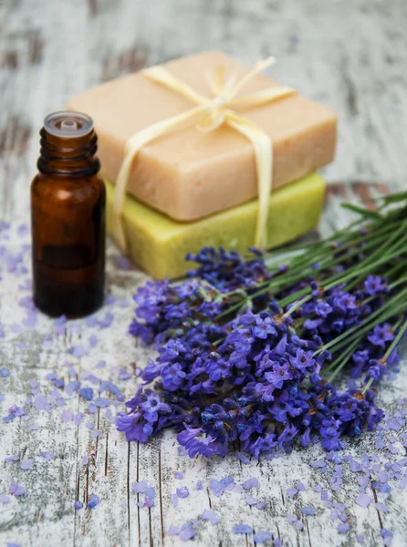 Lavendel spa — Stockfoto