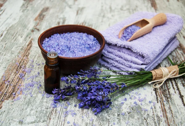 Lavendel spa — Stockfoto