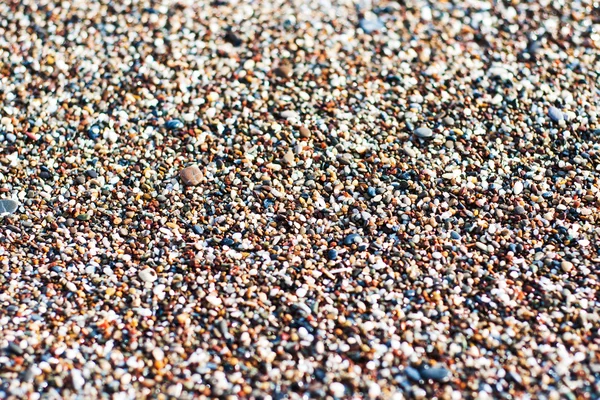 Småstein på stranda – stockfoto
