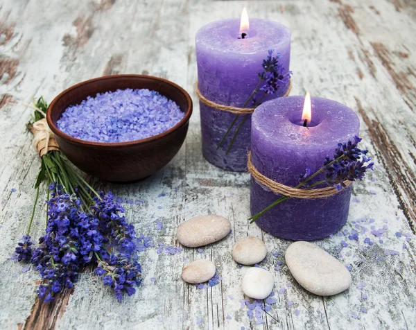 Lavendel spa — Stockfoto