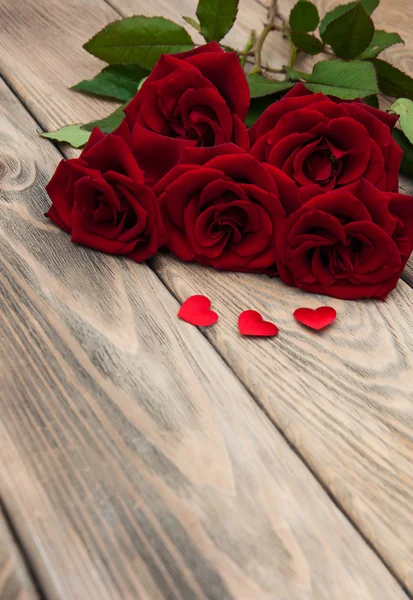 Świeże czerwone róże — Zdjęcie stockowe