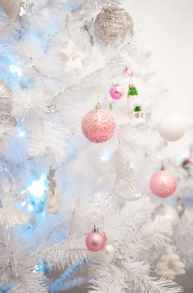 Decoração de Natal branco — Fotografia de Stock