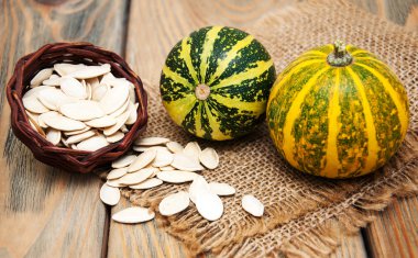 tohumları ile sonbahar kabaklar