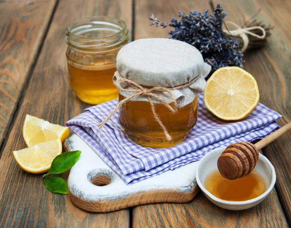 Μέλι, λεβάντα και λεμόνι — Φωτογραφία Αρχείου