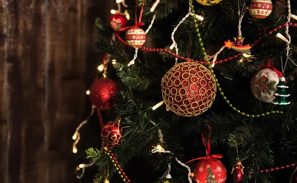 Decoraciones del árbol de Navidad —  Fotos de Stock