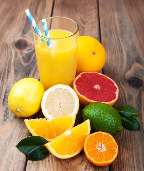 新鲜柑橘汁 — 图库照片