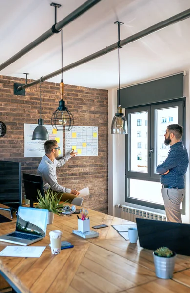 Gerente de organización de trabajo en una oficina — Foto de Stock