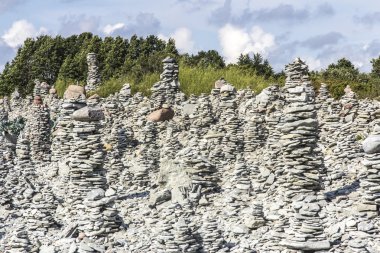 Taş binaları ve yapıları Saaremaa, Estonya