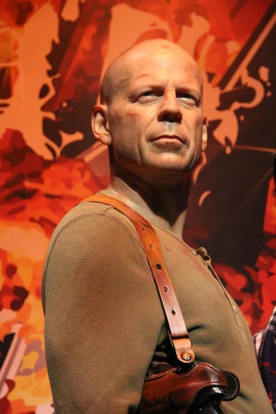 Bruce Willis wax statue — Stock Photo, Image