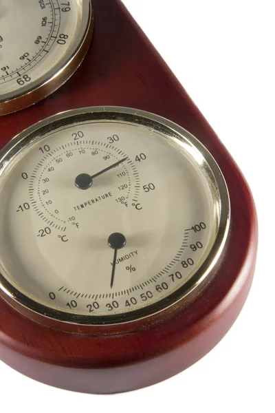 Temperatuur, vochtigheid en de bandenspanning meten barometer — Stockfoto
