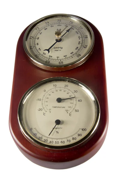 Temperatuur, vochtigheid en de bandenspanning meten barometer — Stockfoto