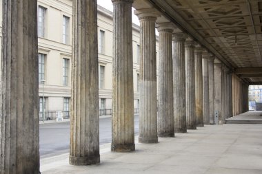 Historical columns of Brandenburger Tor in Berlin clipart
