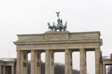 Berlin, Almanya 'daki Brandenburg Kapısı.