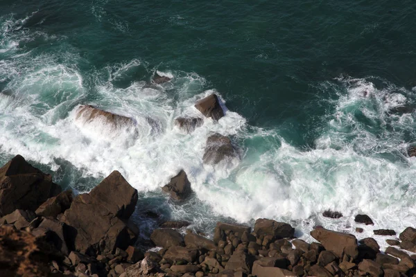 Hermosa naturaleza y paisaje del océano Atlántico en Cabo Da Roca, Cabo Roca en Portugal —  Fotos de Stock