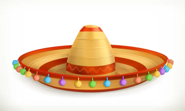 Sombrero vector icono — Archivo Imágenes Vectoriales