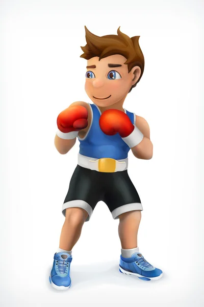 Petite icône de boxeur — Image vectorielle