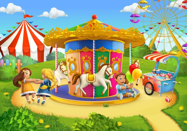 Manege Enfant Images Vectorielles Manege Enfant Vecteurs Libres De Droits Depositphotos