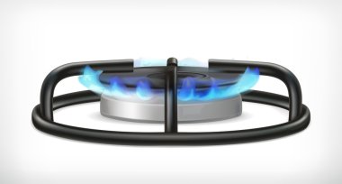 Mutfak gaz sobası, vektör nesne