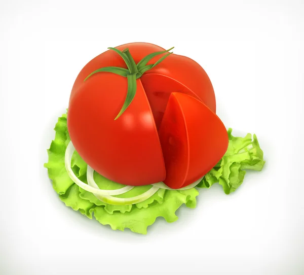 Vegetarisk mat, isolerad vektorillustration — Stock vektor