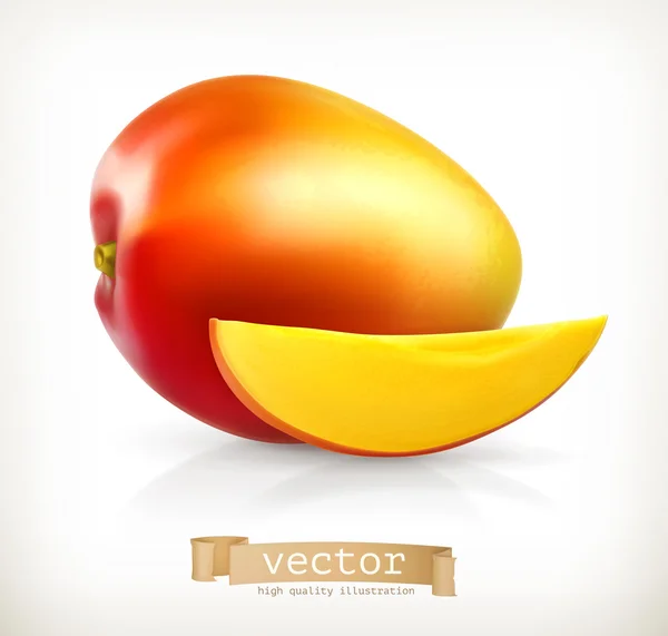 Mango, illustrazione vettoriale — Vettoriale Stock