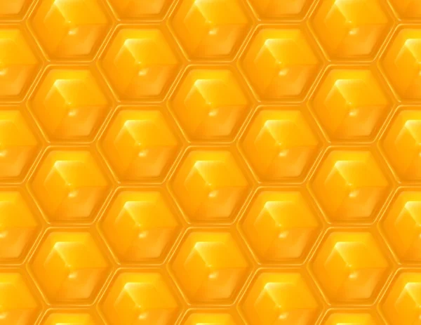 Honeycomb sömlös vektor bakgrund — Stock vektor