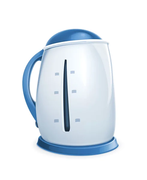 White Electric kettle — Stock Vector