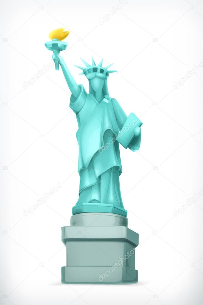 Statue of Liberty, vector illustration
