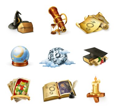 Astroloji kutsal kişilerin resmi ile ayarla