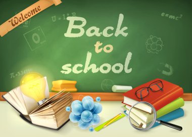 Eğitim ve öğretim, araştırma ve bilgi arka plan