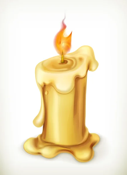 Icono de ilustración de vela — Archivo Imágenes Vectoriales